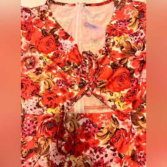 Floral Long Sleeve Dress #20 - Picture 6 of 8